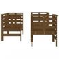 Preview: 3-tlg. Garten-Lounge-Set Honigbraun Massivholz Kiefer