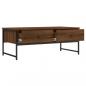 Preview: Couchtisch Braun Eichen-Optik 101x49x39,5 cm Holzwerkstoff