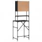 Preview: Waschmaschinenschrank Schwarz 68x48,5x194 cm