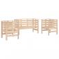 Preview: 3-tlg. Garten-Lounge-Set Massivholz Kiefer