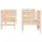 Preview: 3-tlg. Garten-Lounge-Set Massivholz Kiefer