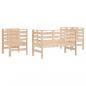 Preview: 3-tlg. Garten-Lounge-Set Massivholz Kiefer