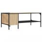 Preview: Couchtisch mit Regal Sonoma-Eiche 100x51x40 cm Holzwerkstoff