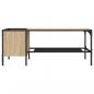 Preview: Couchtisch mit Regal Sonoma-Eiche 100x51x40 cm Holzwerkstoff