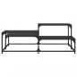 Preview: Couchtisch Schwarz 107x107x40 cm Holzwerkstoff