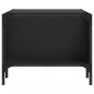 Preview: Couchtisch mit Regal Schwarz 100x51x40 cm Holzwerkstoff