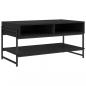 Preview: Couchtisch Schwarz 90x50x45 cm Holzwerkstoff