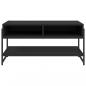 Preview: Couchtisch Schwarz 90x50x45 cm Holzwerkstoff