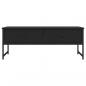 Preview: Couchtisch Schwarz 101x49x39,5 cm Holzwerkstoff