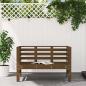 Preview: Gartenbank Honigbraun 111,5x53x71 cm Massivholz Kiefer