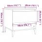 Preview: Beistelltisch Sonoma-Eiche 50x46x50 cm Holzwerkstoff