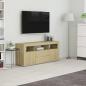 Preview: ARDEBO.de - TV-Schrank Sonoma-Eiche 120x30x50 cm Holzwerkstoff