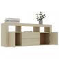 Preview: TV-Schrank Sonoma-Eiche 120x30x50 cm Holzwerkstoff