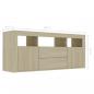 Preview: TV-Schrank Sonoma-Eiche 120x30x50 cm Holzwerkstoff