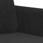 Preview: Sessel Schwarz 60 cm Samt