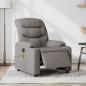 Preview: ARDEBO.de - Massagesessel Elektrisch Taupe Stoff