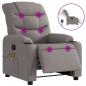 Preview: Massagesessel Elektrisch Taupe Stoff