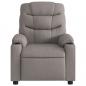 Preview: Massagesessel Elektrisch Taupe Stoff