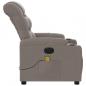 Preview: Massagesessel Elektrisch Taupe Stoff