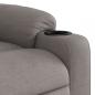 Preview: Massagesessel Elektrisch Taupe Stoff