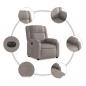 Preview: Relaxsessel Elektrisch Taupe Stoff