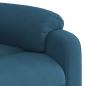 Preview: Massagesessel Blau Samt