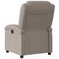 Preview: Relaxsessel Elektrisch Taupe Stoff