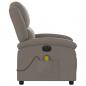 Preview: Massagesessel Elektrisch Taupe Stoff