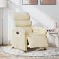 Preview: ARDEBO.de - Relaxsessel Elektrisch Creme Stoff