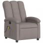 Preview: Massagesessel Elektrisch Taupe Stoff