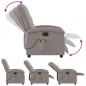 Preview: Massagesessel Elektrisch Taupe Stoff