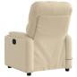 Preview: Massagesessel Elektrisch Creme Stoff