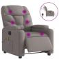 Preview: Massagesessel Elektrisch Taupe Stoff