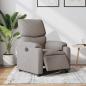 Preview: ARDEBO.de - Relaxsessel Elektrisch Taupe Stoff