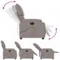 Preview: Massagesessel Elektrisch Taupe Stoff