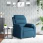 Preview: ARDEBO.de - Relaxsessel Blau Samt