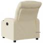 Preview: Massagesessel Elektrisch Creme Stoff