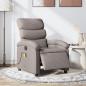 Preview: ARDEBO.de - Massagesessel Elektrisch Taupe Stoff