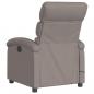 Preview: Massagesessel Elektrisch Taupe Stoff