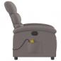 Preview: Massagesessel Elektrisch Taupe Stoff