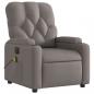 Preview: Massagesessel Elektrisch Taupe Stoff