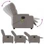 Preview: Massagesessel Elektrisch Taupe Stoff