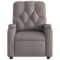 Preview: Massagesessel Elektrisch Taupe Stoff