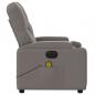 Preview: Massagesessel Elektrisch Taupe Stoff