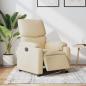 Preview: ARDEBO.de - Relaxsessel Elektrisch Creme Stoff