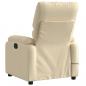 Preview: Massagesessel Elektrisch Creme Stoff