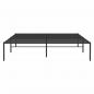 Preview: Bettgestell Metall Schwarz 150x200 cm