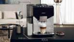 Preview: Siemens TQ513D01 EQ500 Kaffeevollautomat, 1500 W, Wassertank 1,9 L, TFT-Display, Klavierlack schwarz/ Daylight silver