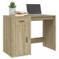 Preview: Schreibtisch Sonoma-Eiche 100x49x75 cm Holzwerkstoff