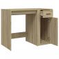 Preview: Schreibtisch Sonoma-Eiche 100x49x75 cm Holzwerkstoff